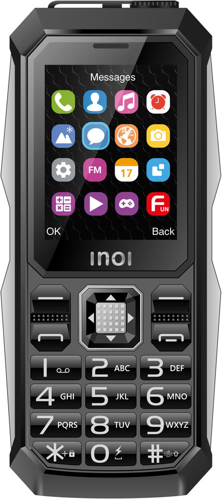Мобильный телефон INOI 246Z Dual sim Серебристый 0101-8135 - фото 2