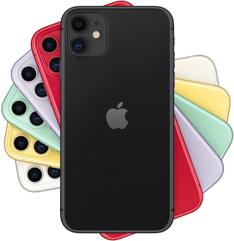 Смартфон Apple iPhone 11 256Gb Черный 0101-6888 - фото 2