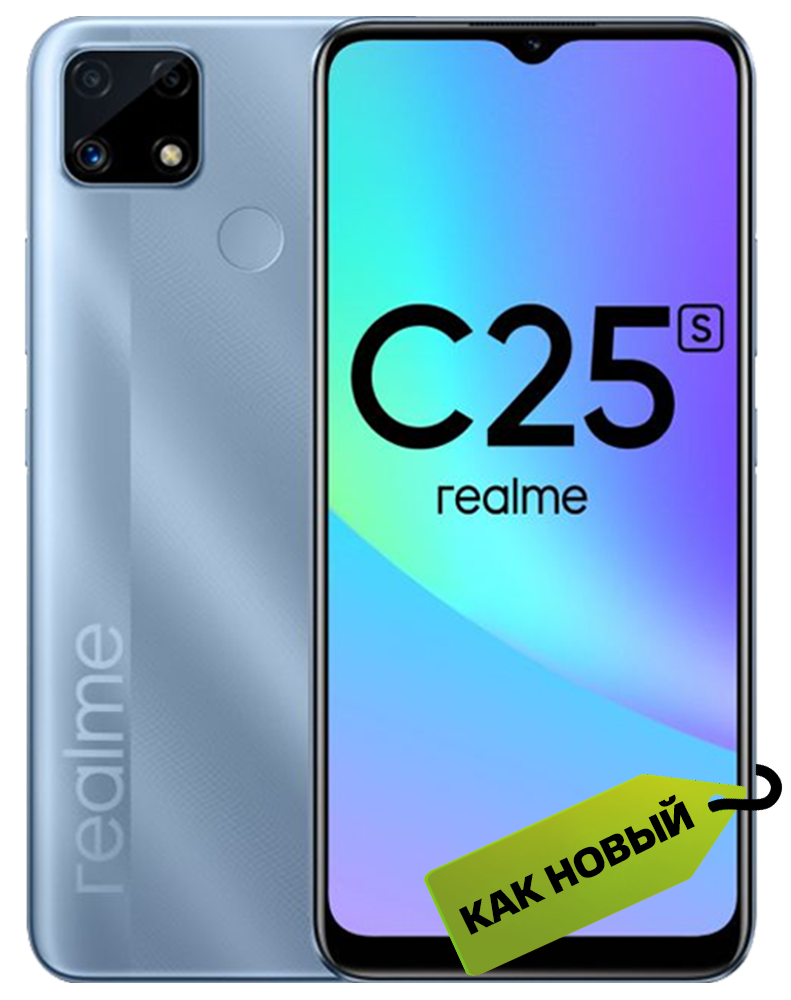 

Смартфон realme, C25S 4/128 Гб Синий "Как новый"