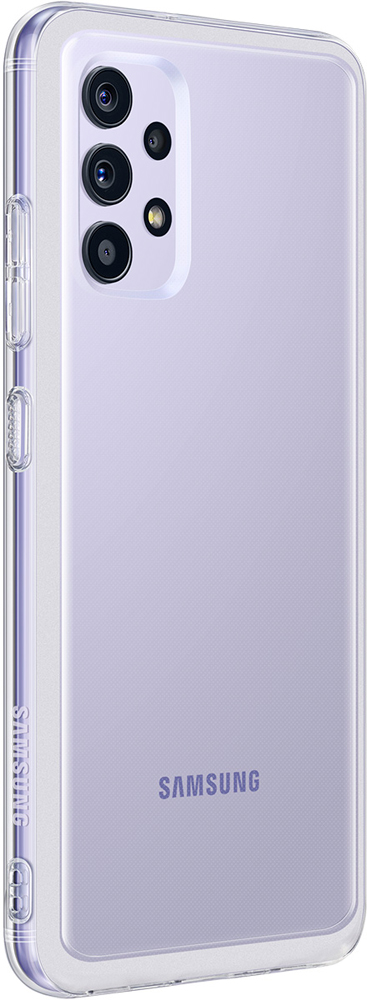 Клип-кейс Samsung Galaxy A32 Soft Clear Cover прозрачный (EF-QA325TTEGRU) 0313-8879 Galaxy A32 Soft Clear Cover прозрачный (EF-QA325TTEGRU) - фото 2