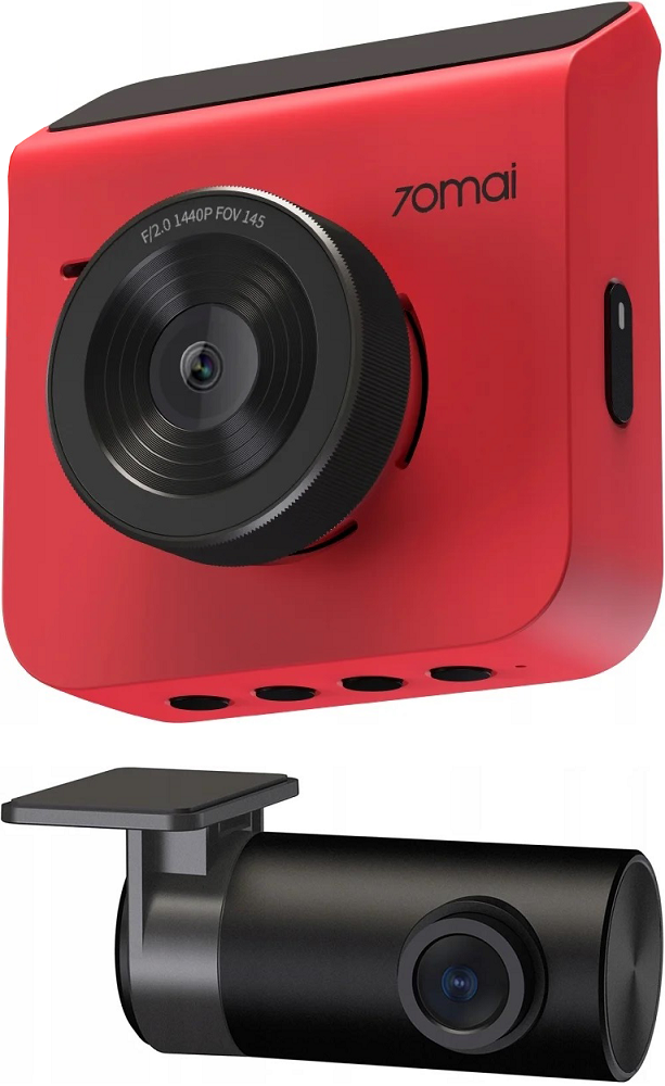 Видеорегистратор 70MAI Dash Cam A400 + Rear Cam Set Красный