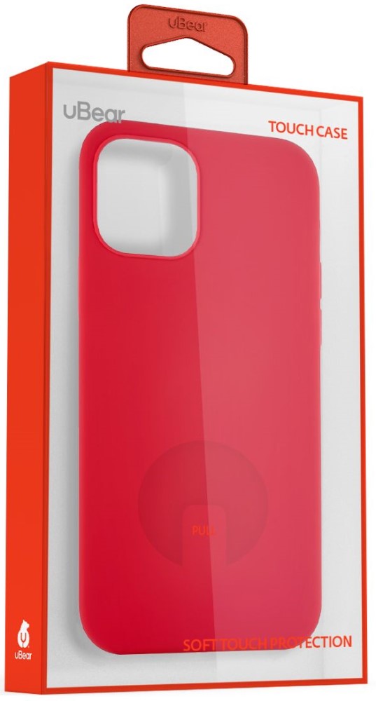 Клип-кейс uBear Apple iPhone 12/12 Pro Touch Case Red 0313-8915 Apple iPhone 12/12 Pro Touch Case Red iPhone 12, iPhone 12 Pro - фото 3