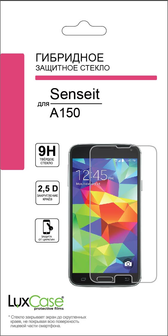 

Стекло защитное LuxCase для Senseit A150 Hybrid прозрачное, для Senseit A150 Hybrid прозрачное