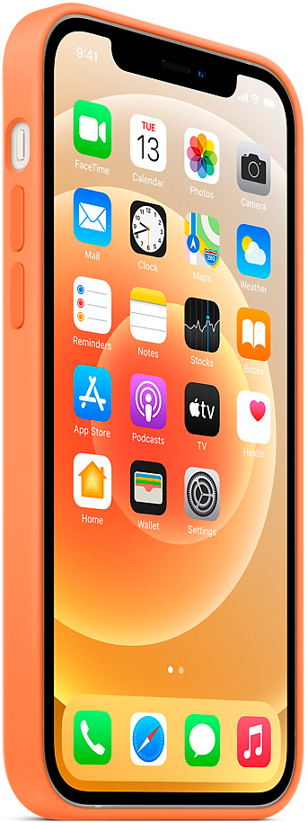 Клип-кейс Apple iPhone 12/12 Pro MagSafe силиконовый Кумкват (MHKY3ZE/A) 0313-8768 MHKY3ZE/A iPhone 12/12 Pro MagSafe силиконовый Кумкват (MHKY3ZE/A) iPhone 12, iPhone 12 Pro - фото 5