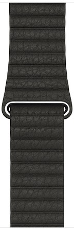 Ремешок для умных часов Apple Watch 42mm (M) кожаный dark grey (MQV62ZM/A) 0400-1537 MQV62ZM/A Watch 42mm (M) кожаный dark grey (MQV62ZM/A) - фото 1