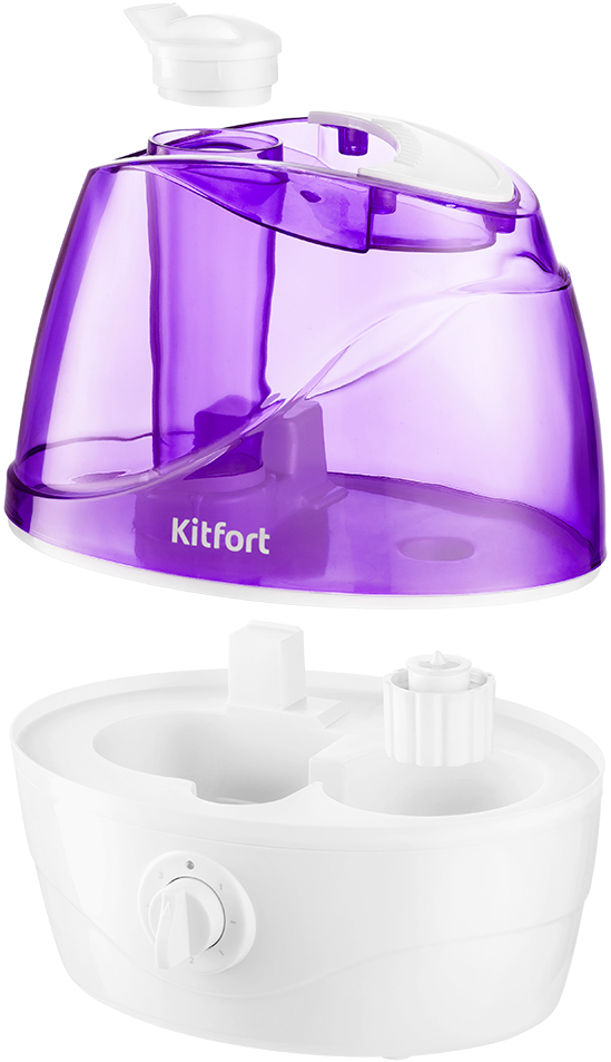 Увлажнитель воздуха Kitfort KT-2834-1 Бело-фиолетовый 0200-3446 - фото 4