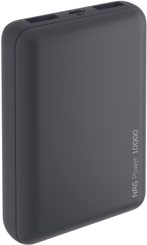 Внешний аккумулятор Deppa 33550 2xUSB 2.1А компактный 10000 mAh Grey