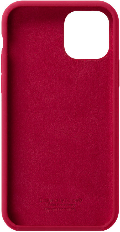 Клип-кейс Deppa Apple iPhone 11 Liquid Silicone Pro Red 0313-8911 - фото 4