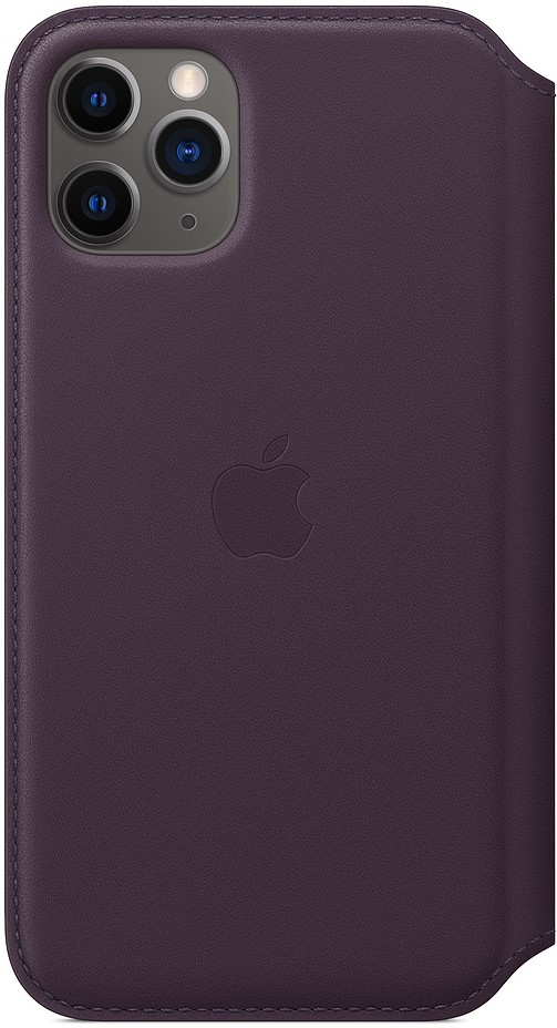 Чехол-книжка Apple iPhone 11 Pro MX072ZM/A кожаный темно-фиолетовый 0313-8188 MX072ZM/A iPhone 11 Pro MX072ZM/A кожаный темно-фиолетовый - фото 2