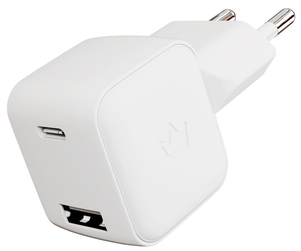 

СЗУ VLP, G-Charge 30W USB-C+USB-A QC Белое