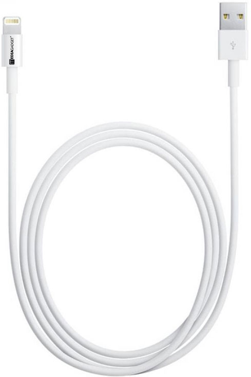 Дата-кабель MediaGadget NL-002M USB-Lightning Apple MFI 1м White 0307-0460 - фото 2
