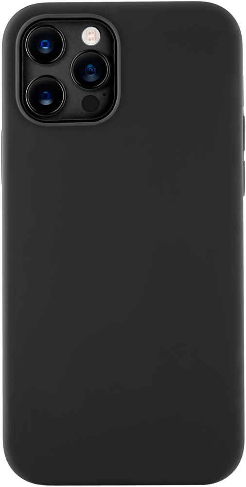 Клип-кейс uBear iPhone 12 Pro Max liquid силикон Black 0313-8724 - фото 2