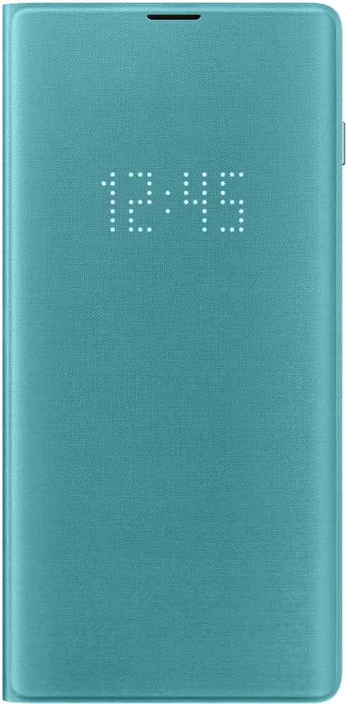 

Чехол-книжка Samsung, Galaxy S10 Plus EF-NG975P LED View Green