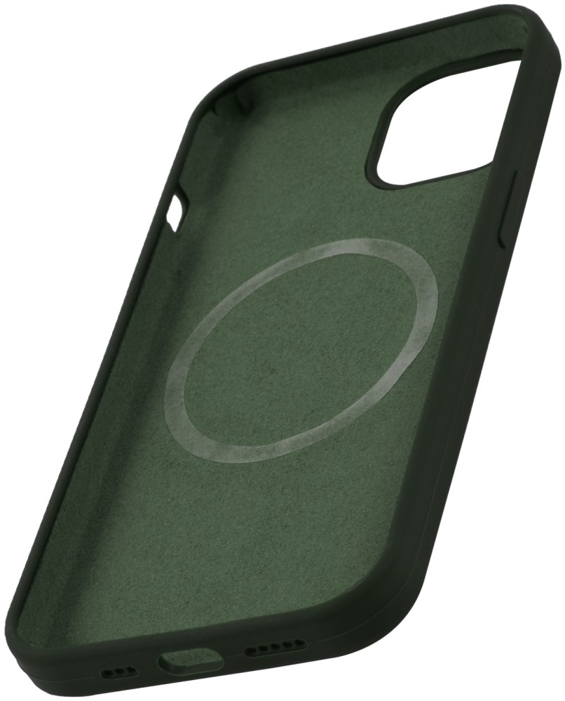 Клип-кейс UNBROKE iPhone 13 Liquid Silicone MagSafe зеленый 0313-9242 - фото 2
