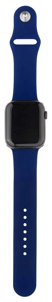 Ремешок для умных часов InterStep Sport Apple Watch 42/44мм силиконовый Blue 0400-1713 Sport Apple Watch 42/44мм силиконовый Blue - фото 3
