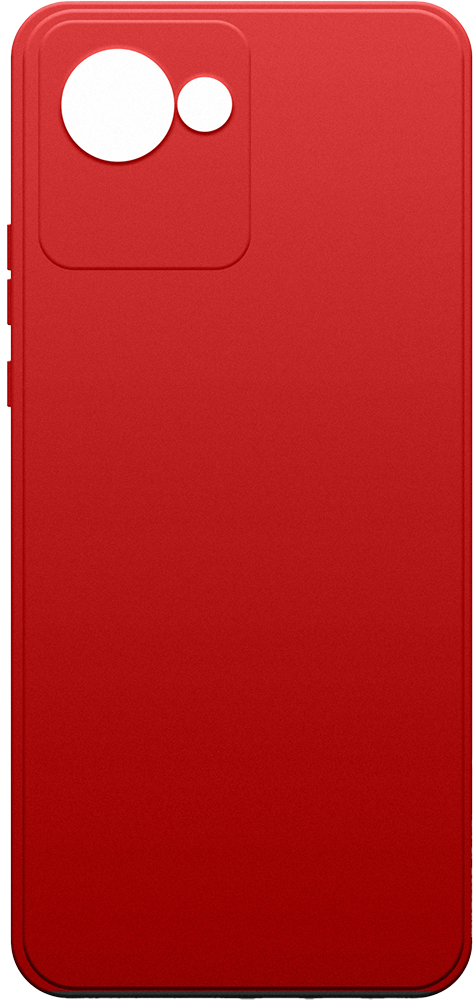 Чехол-накладка Borasco Realme C30 Microfiber Красный чехол mypads fiat фиат мужской для realme gt neo3t задняя панель накладка бампер