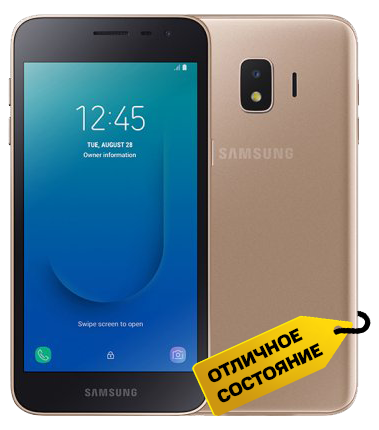 

Смартфон Samsung, Galaxy J2 Core 1/8Gb Gold «Отличное состояние»